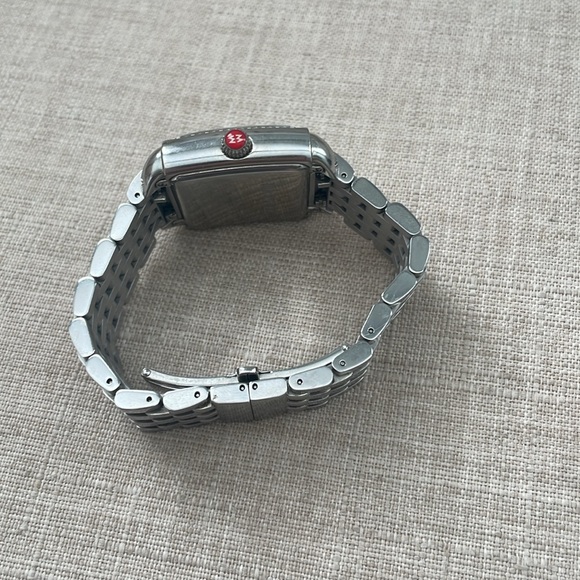 MICHELE MW15A01A2026 MILOU DIAMOND; BLACK MOTHER OF PEARL WOMEN'S WATCH - Picture 7 of 10